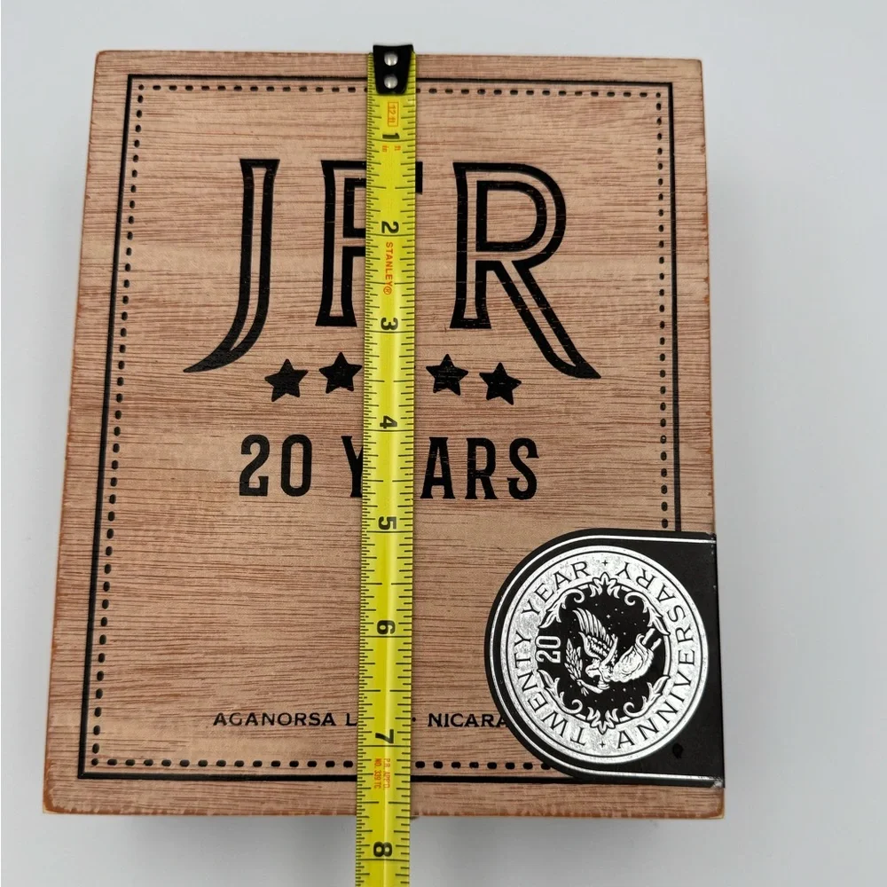 JFR 20 Years Titan Empty Wood Cigar Box 7